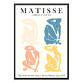 Matisse The Cut-Outs poster with seated figures