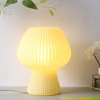 Tulip glass bedside lamp for girl's room