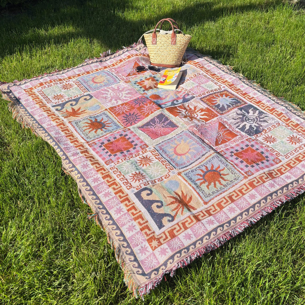 Boho Tapestry Throw Blanket