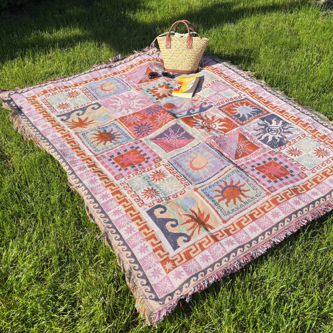 Boho Tapestry Throw Blanket